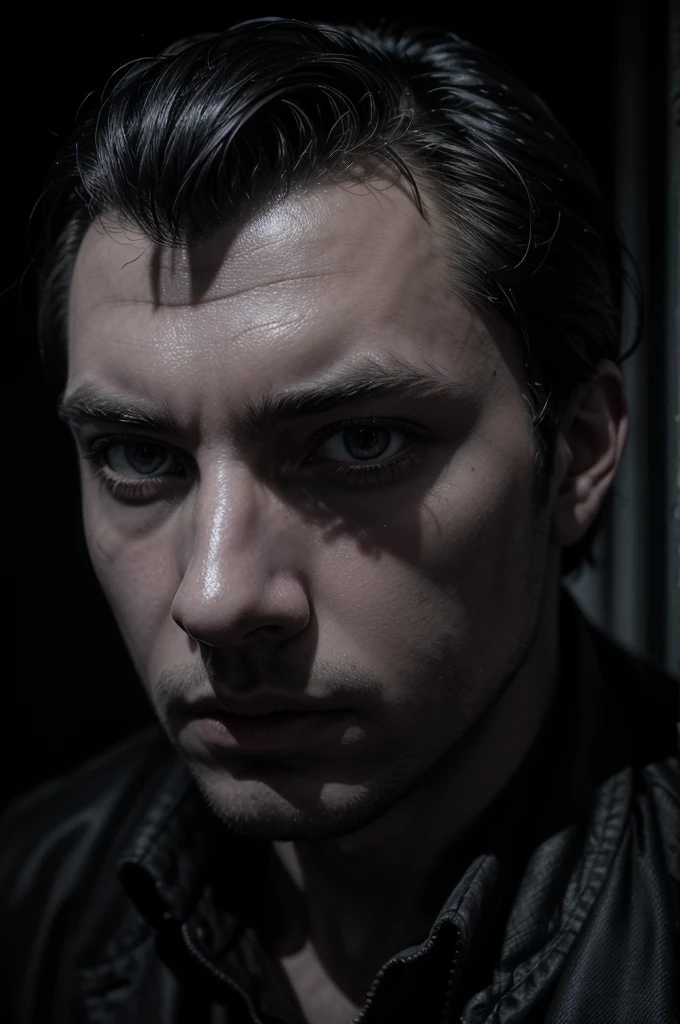 a man in the middle of the dark, his face completely covered in shadows, a broken white mask, a very shadowy figure, dark moody atmosphere, dramatic lighting, cinematic, high contrast, chiaroscuro, moody, dramatic, mysterious, (best quality,4k,8k,highres,masterpiece:1.2),ultra-detailed,(realistic,photorealistic,photo-realistic:1.37),dramatic lighting,strong shadows,high contrast,cinematic composition,dark and moody,mysterious figure,broken white mask