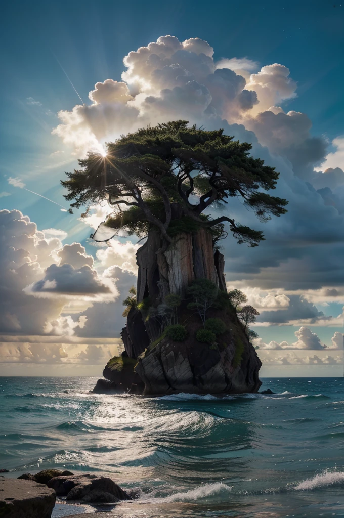 Celestial Tree, big tree, paisaje, panorama, Sky Heaven, naturey, palmtrees, Cedars, forst, Rivers of water, Thunder Light, Detailed Realistic FullHD Fotorrealism, Majestic, comely, fire, villany, Thunders, Sky Thunders, Woman, Woman's in the Waters, Beauty Woman, Stars, photorrealistic 6K, UltraHD Detailed, detailed colors 8K, Elegant beauty, floor, stele, lightning strikes, heavens, Divine Sky, tempest, Towards the heavens, heavenly, Godlike, photorrealistic, Rendering, 4K, 8K, detailed textures, detailed shadows, padoru, detailed colors, Gods Sky, UltraHD 16K Details, 16K photorealistic textures, detailed sharpness 16K, detailed sharpness, detailed colors, realistic shadows, Ultra realistic textures, High Power, Natural Beauty, natural colors, realistic contrast, Texturas photorrealistics, detailed colors, lifelike colors, detailed shadows, Textuta photorrealistic FullHD, Sombras photorrealistics 8K, HD photorrealistic, 8K Ultra Realistic Details, Cor photorrealistic 4K, FullHD Detailed Lights, Texturas Detalhadas photorrealistics 8K, Nitidez photorrealistic, villany, detailed 4k, ultra detaild, contraste realista de 8K, detailed sharpness, cores Ultra HD, chic,