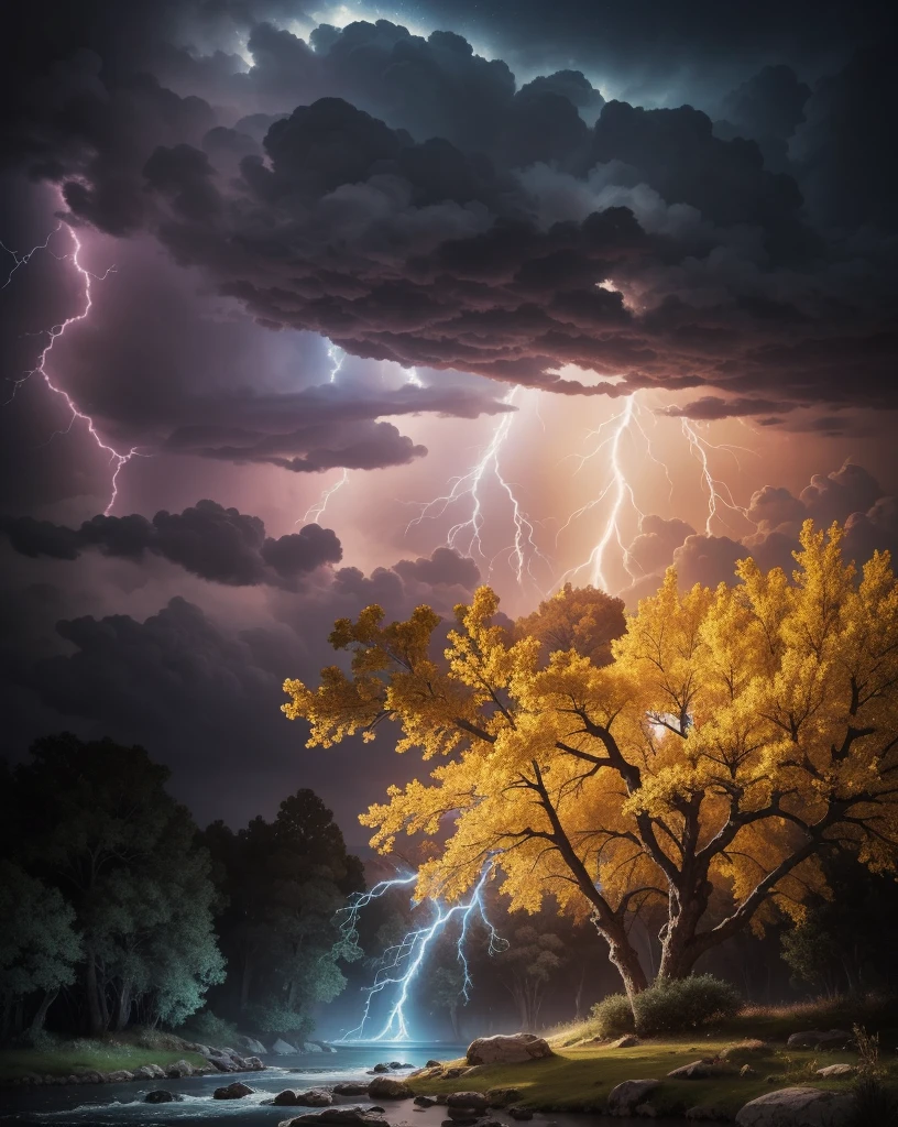 Surrealism, surrealistic, futurist, Surrealism Realm, Sky Surrealism, Celestial Tree, big tree, paisaje, panorama, Sky Heaven, naturey, palmtrees, Cedars, forst, Rivers of water, Thunder Light, Detailed Realistic FullHD Fotorrealism, Majestic, comely, fire, villany, Thunders, Sky Thunders, Stars, photorrealistic 6K, UltraHD Detailed, detailed colors 8K, Elegant beauty, floor, stele, lightning strikes, heavens, Divine Sky, tempest, Towards the heavens, heavenly, Godlike, photorrealistic, Rendering, 4K, 8K, detailed textures, detailed shadows, padoru, detailed colors, Gods Sky, UltraHD 16K Details, 16K photorealistic textures, detailed sharpness 16K, detailed sharpness, detailed colors, realistic shadows, Ultra realistic textures, High Power, Natural Beauty, natural colors, realistic contrast, Texturas photorrealistics, detailed colors, lifelike colors, detailed shadows, Textuta photorrealistic FullHD, Sombras photorrealistics 8K, HD photorrealistic, 8K Ultra Realistic Details, Cor photorrealistic 4K, FullHD Detailed Lights, Texturas Detalhadas photorrealistics 8K, Nitidez photorrealistic, villany, detailed 4k, ultra detaild, contraste realista de 8K, detailed sharpness, cores Ultra HD, chic,