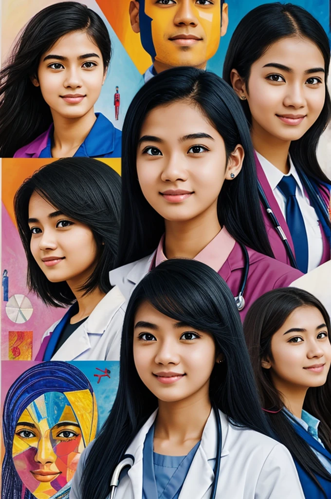 art about medical student in collage cyberjaya