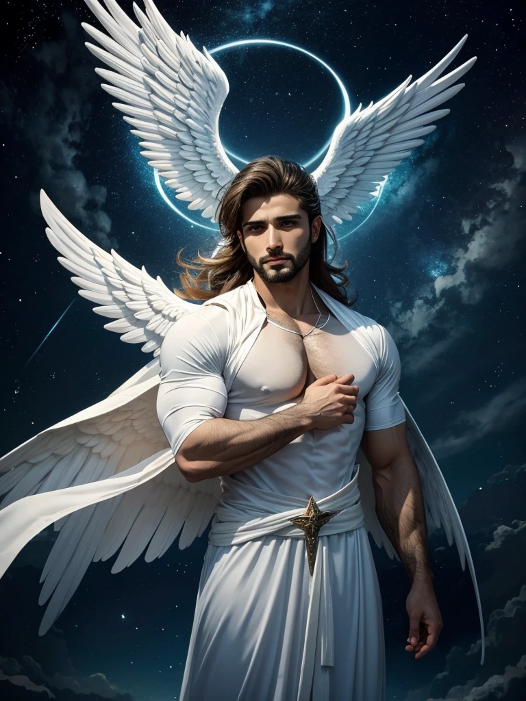 angel, angel masculino divino, naturals, Army of GOD Angel, angel Masculino de GOD, Strong male angel, Army of GOD, Angel Man of GOD, Barba Judaica, Hebrew Angel, GOD&#39;and the sky, GOD&#39;and the sky Céus, realistic man, celestial armor, Dress Decently, nun dress, long clothes, Decent shirt, Decent Long Shirt, Vestida de forma elegante, Tunica, Long Dress, Men&#39;s Clothing, Tunica Fotorrealista, complete outfit, Full Army, Beauthfull, Blue Thunder, fire azul, Realistic fire azul, realistic thunder, electrical screws, realistic detailed 8k, Realistic 16K detail, hard, Detailed realistic color, Detailed realistic thunder, fire azul Realistic 8K, Cores photorrealistic 8K, 8K detailed colors, Nitidez photorrealistic 8K, ULTRAHD Photorealism, Divine fire azul, Divine Electric Blue Thunder, Sombras photorrealistics 8K, Textura photorrealistic, naturals, heavens, heavenly, sky night, céu de Beauthfull, the night, majestic, majestic Sky, naturalsmente posh, thunders, Sky thunders, Divine thunder, linda, golden, starlight, Heavenly Bolts, villany azul, Blue Screws, Rendering, photorrealistic, ultra high definition, 4K, detailed textures, thunder, detailed shadows, detailed colors, naturals linda, Great Divine, detailed contrast, realistic contrast, high resolution, detailed colors, realistic detailed 16K, 8k high definition, detailed contrast, realistic contrast, high resolution, detailed colors, fire, villany, realistic detailed, posh, 