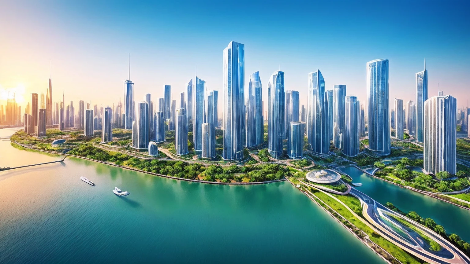 (Best quality,4K,8K,A high resolution,Masterpiece:1.2),Ultra-detailed,(Realistic,Photorealistic,photo-realistic:1.37),Futuristic floating city,Futuristic technology,Huge urban high-tech tablet platform,Airship,Floating in the sky,Futuristic city,Small airships around,High-tech hemispherical platform,Colorful lights,Advanced architecture,modernn architecture,skyscrapper,Access the cloud,Scenic beauty,view over city,Impressive design,Blend seamlessly with nature,energetic and vibrant atmosphere,Futuristic transportation system,Parking is suspended,Transparent path,Lush greenery,Sky gardens,cascading waterfalls,Magnificent skyline,reflections on the water,Sparkling river,Architectural innovation,futuristic skyscrapers,Transparent dome,The shape of the building is unusual,Elevated walkway,Impressive skyline,Glowing lights,Futuristic technology,Minimalist design,Scenic spots,Panoramic view,Cloud Piercing Tower,Vibrant colors,epic sunrise,epic sunset,Dazzling light display,magical ambiance,The future city,Urban Utopia,LuxuryLifestyle,Innovative energy,sustainable development,Smart city technology,Advanced infrastructure,Tranquil atmosphere,Nature and technology live in harmony,Awesome cityscape,Unprecedented urban planning,Architecture connects seamlessly with nature,High-tech metropolis,A cutting-edge engineering marvel,The future of urban living,Visionary architectural concept,Energy-efficient buildings,Harmony with the environment,A city floating above the clouds,Utopian dreams become reality,The possibilities are endless,State-of-the-art transportation network,Green energy integration,Innovative materials,Impressive holographic display,Advanced communication system,Breathtaking aerial view,Quiet and peaceful environment,Modernist aesthetics,Ethereal beauty