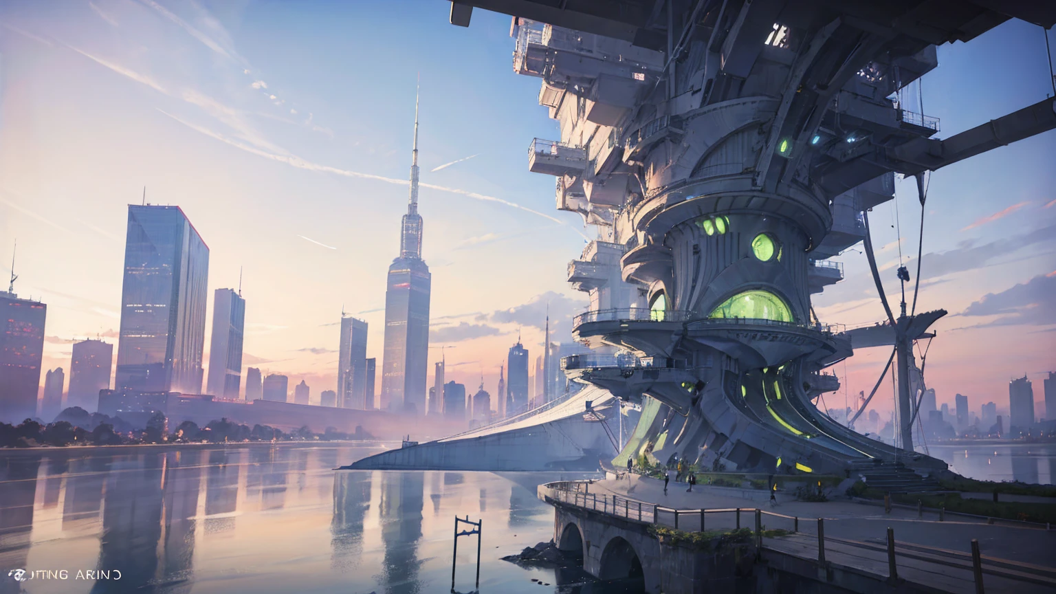 (Best quality,4K,8K,A high resolution,Masterpiece:1.2),Ultra-detailed,(Realistic,Photorealistic,photo-realistic:1.37),Futuristic floating city,Futuristic technology,Huge urban high-tech tablet platform,Airship,Floating in the sky,Futuristic city,Small airships around,High-tech hemispherical platform,Colorful lights,Advanced architecture,modernn architecture,skyscrapper,Access the cloud,Scenic beauty,view over city,Impressive design,Blend seamlessly with nature,energetic and vibrant atmosphere,Futuristic transportation system,Parking is suspended,Transparent path,Lush greenery,Sky gardens,cascading waterfalls,Magnificent skyline,reflections on the water,Sparkling river,Architectural innovation,futuristic skyscrapers,Transparent dome,The shape of the building is unusual,Elevated walkway,Impressive skyline,Glowing lights,Futuristic technology,Minimalist design,Scenic spots,Panoramic view,Cloud Piercing Tower,Vibrant colors,epic sunrise,epic sunset,Dazzling light display,magical ambiance,The future city,Urban Utopia,LuxuryLifestyle,Innovative energy,sustainable development,Smart city technology,Advanced infrastructure,Tranquil atmosphere,Nature and technology live in harmony,Awesome cityscape,Unprecedented urban planning,Architecture connects seamlessly with nature,High-tech metropolis,A cutting-edge engineering marvel,The future of urban living,Visionary architectural concept,Energy-efficient buildings,Harmony with the environment,A city floating above the clouds,Utopian dreams become reality,The possibilities are endless,State-of-the-art transportation network,Green energy integration,Innovative materials,Impressive holographic display,Advanced communication system,Breathtaking aerial view,Quiet and peaceful environment,Modernist aesthetics,Ethereal beauty