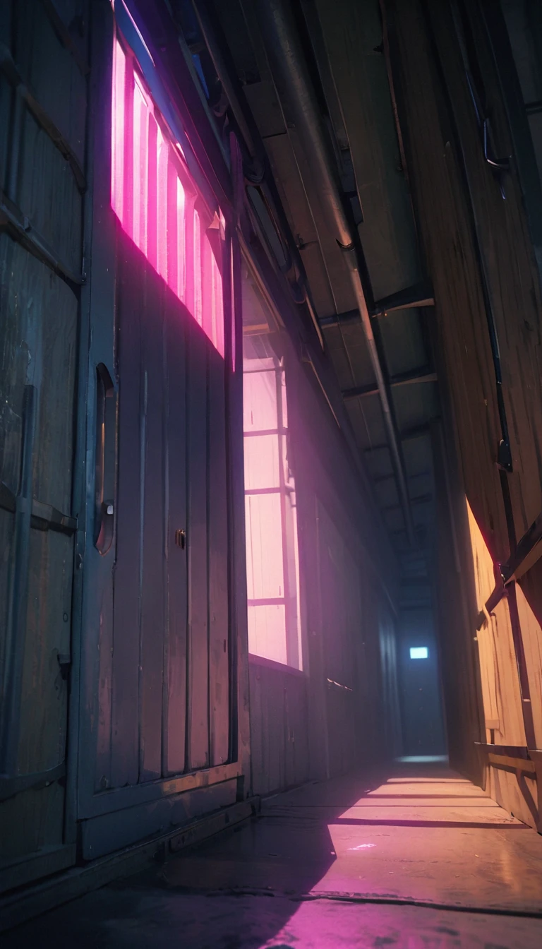 (8K, RAW photos, best quality, masterpiece: 1.4), (((Dark closed cell))),Ultra-high resolution, Extremely detailed, Dim Lights, Close-up of the high-tech prison door, High-quality shadows, Natural Lighting, (White highlights:1.2), night, cloudy day, (Dark prison cell:1.2), (Metal walls all around:1.2)