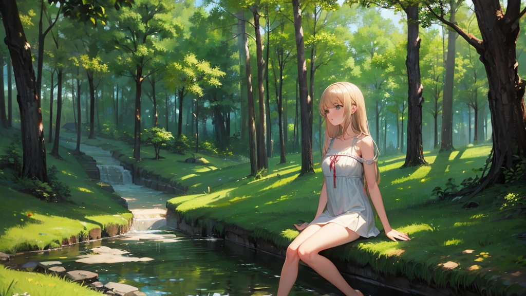 ((Highest quality)), ((masterpiece)), (detailed),Mysterious Forest Relaxing