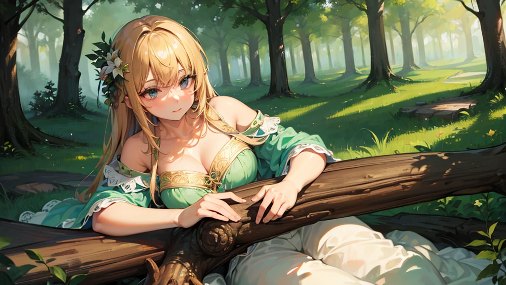 ((Highest quality)), ((masterpiece)), (detailed),(Perfect Face),Mysterious Forest Relaxing