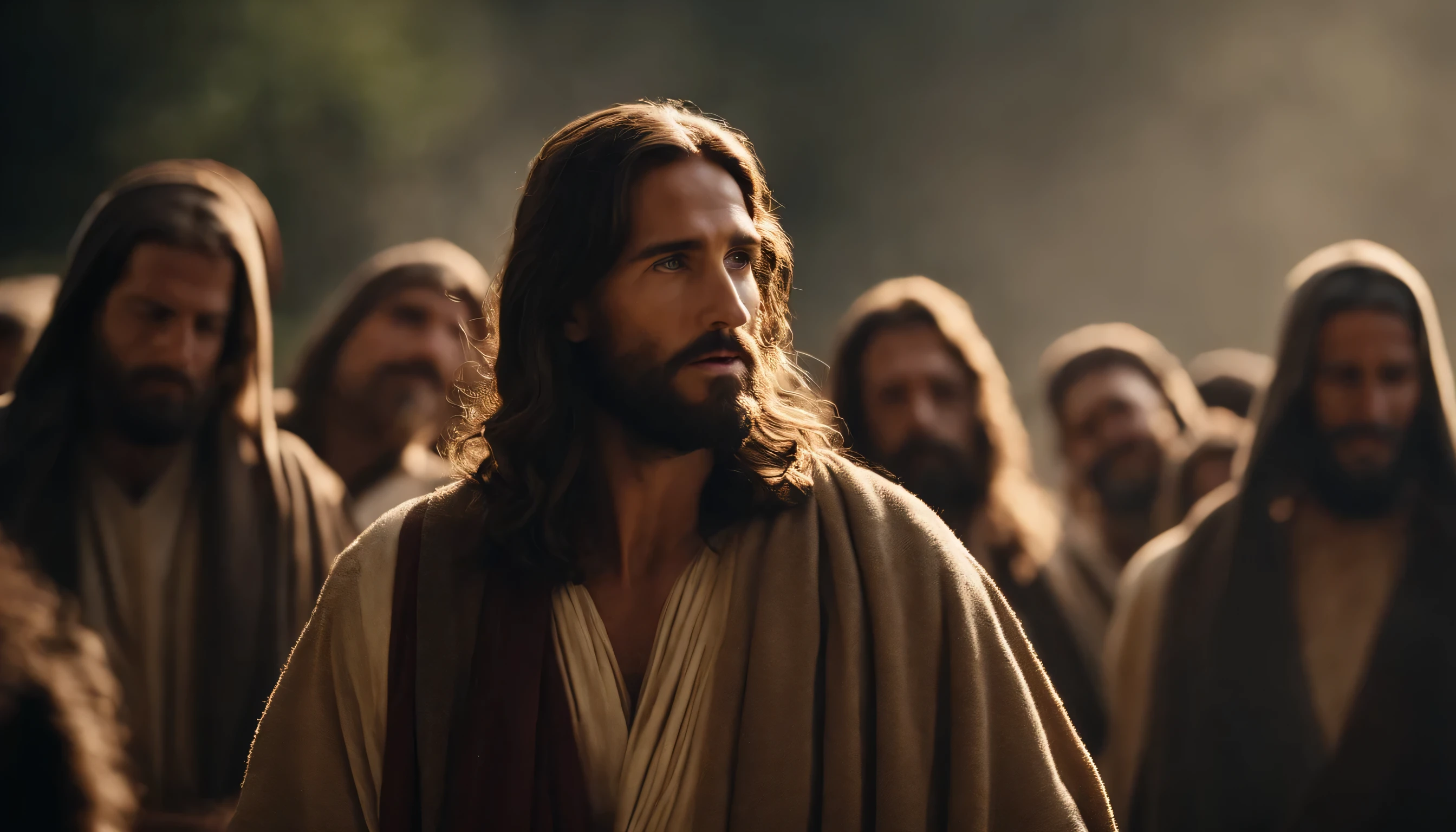 Jesus Christ with his disciples