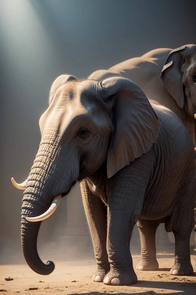 A magical elephant 
