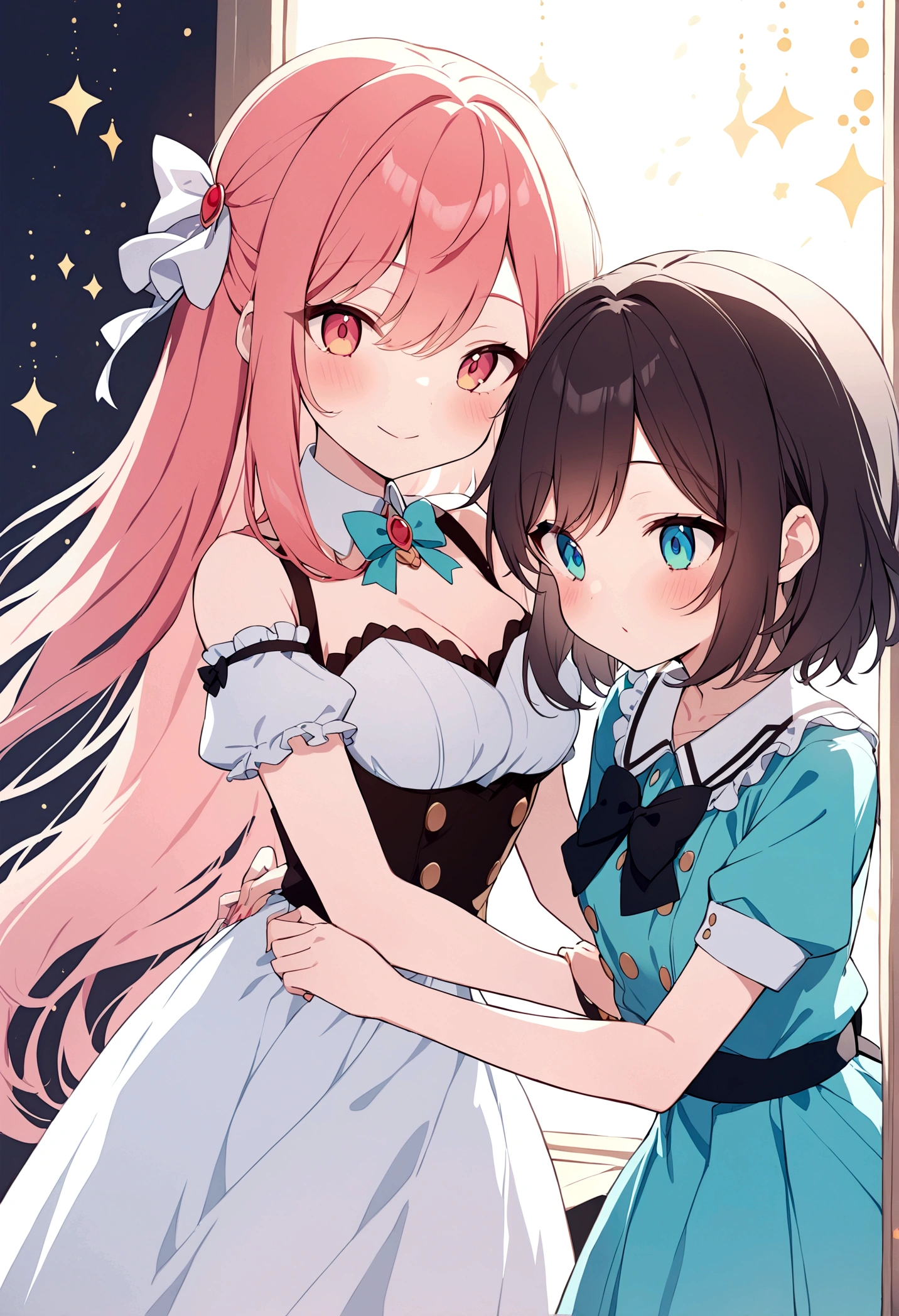 Two girls.