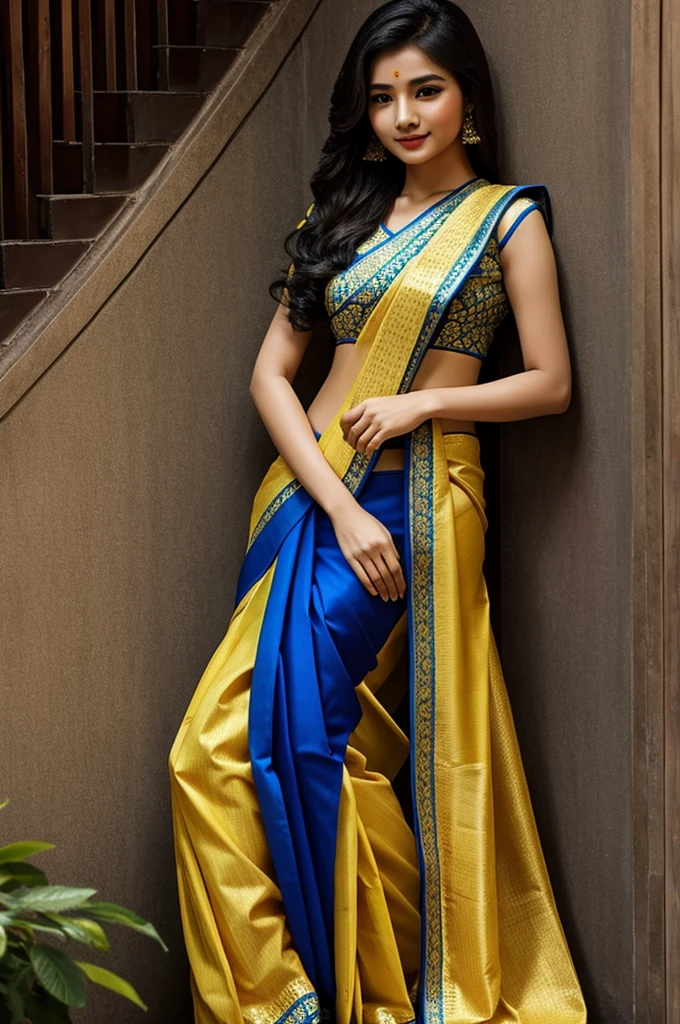 China girl with saree
