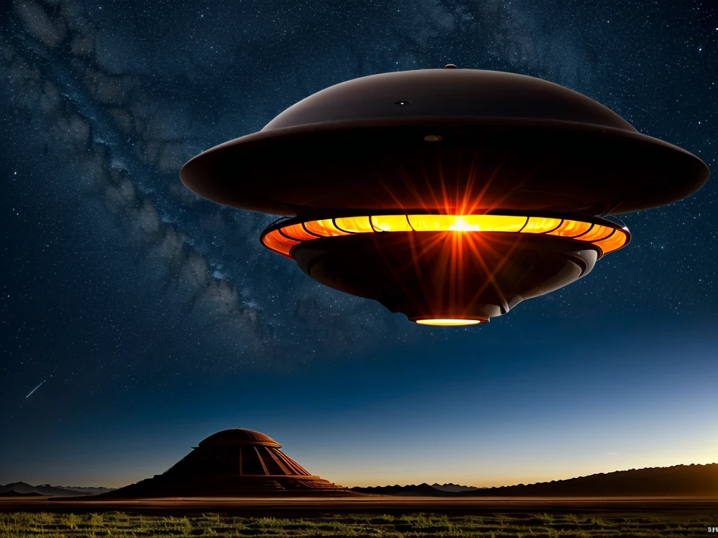 (((Masterpiece))), (high quality),Flying saucer UFO
