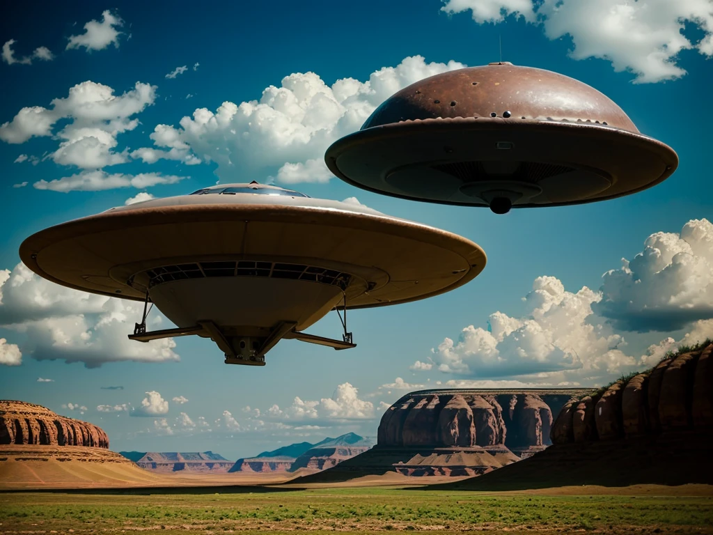 (((Masterpiece))), (high quality),Flying saucer UFO