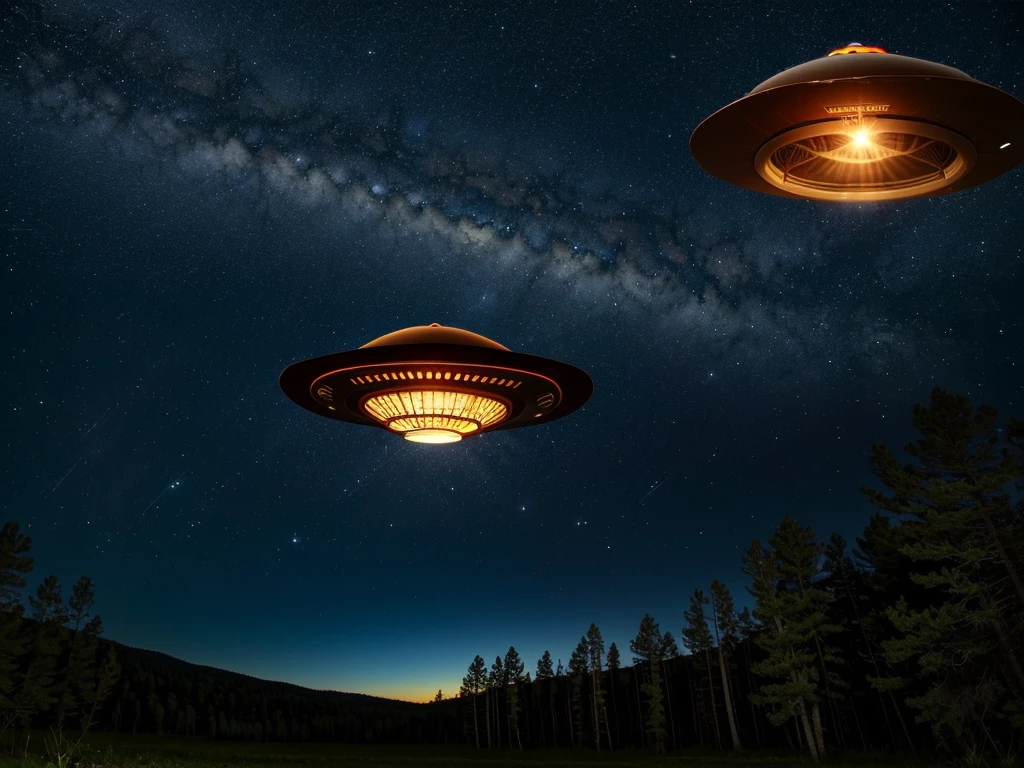 (((Masterpiece))), (high quality),Flying saucer UFO