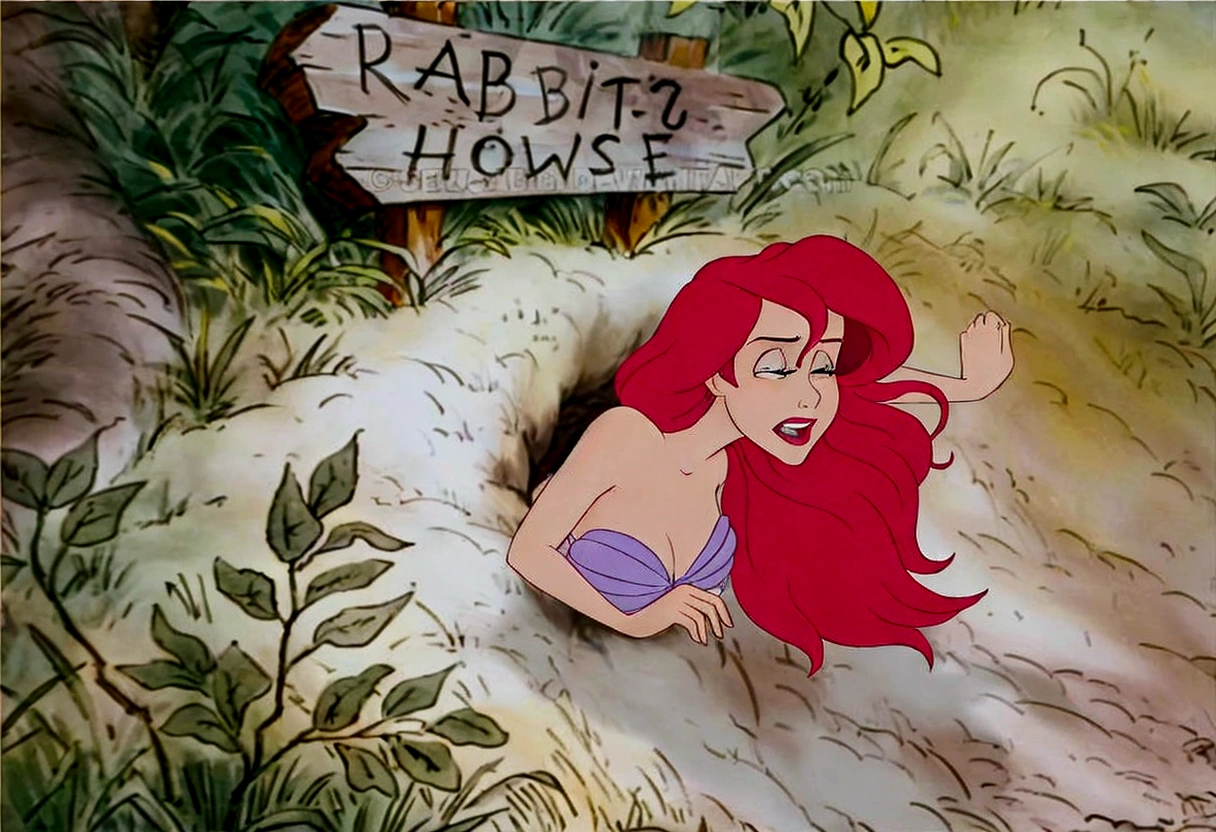 Disney est la  sirène et la maison d&#39;Ariel, Jessica Lapin, dans le style de l&#39;animation Disney, emma watson as Jessica Lapin, inspiré par Don Bluth, art dans le style de Disney, Enfiler!!! bleu!!!, Ariel la  sirène, Enfiler bleu animation, Enfiler!!!! bleu!!!!, Enfiler bleu!!!, Princesse Ariel, Enfiler bleu!!