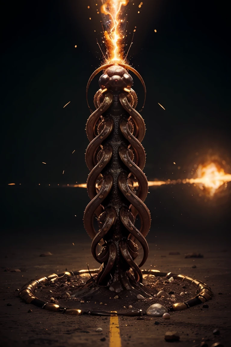 Planet Earth being invaded by aliens with tentacles that release a viscous substance that causes humans to increase dopamine by 200 percent., imagine what that would be like, They inject dopamine into the human being and run after him and some humans become slaves to their dopamine becoming addicted.