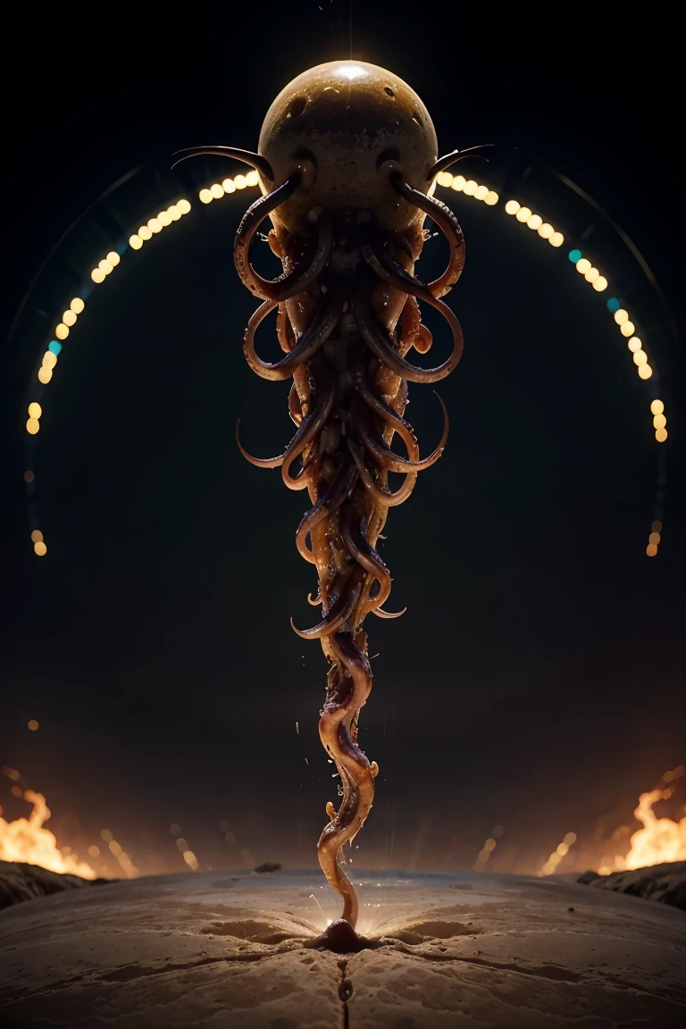 Planet Earth being invaded by aliens with tentacles that release a viscous substance that causes humans to increase dopamine by 200 percent., imagine what that would be like, They inject dopamine into the human being and run after him and some humans become slaves to their dopamine becoming addicted.  
