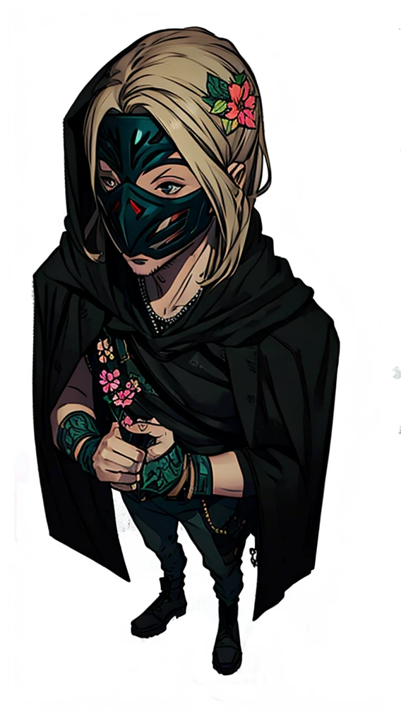 Flower in the mask