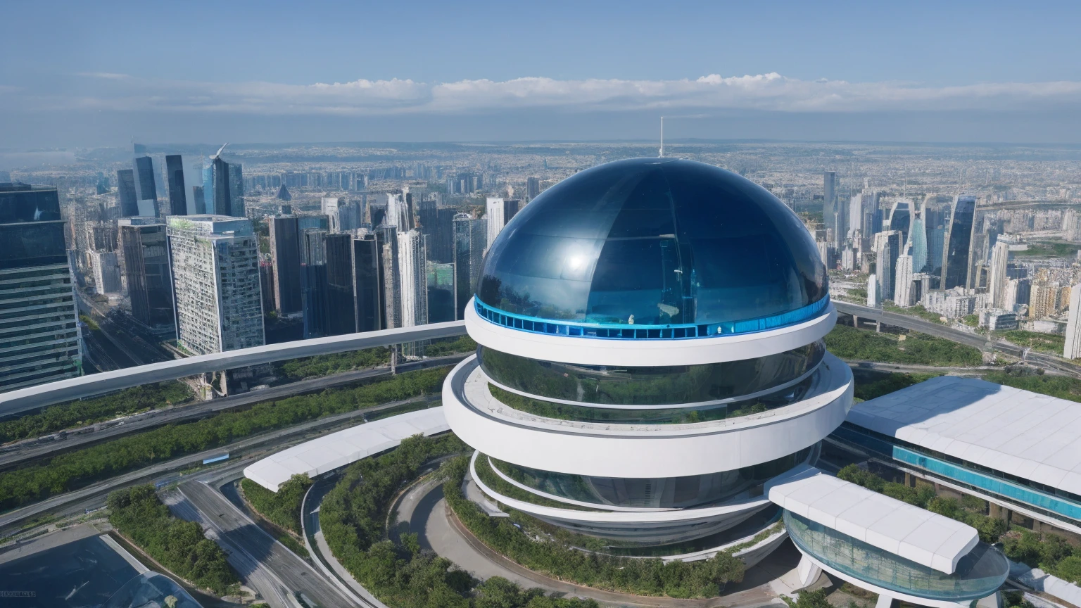 (Best quality,4K,8K,A high resolution,Masterpiece:1.2),Ultra-detailed,(Realistic,Photorealistic,photo-realistic:1.37),Futuristic floating city,Futuristic technology,Huge urban high-tech tablet platform,Airship,Floating in the sky,Futuristic city,Small airships around,High-tech hemispherical platform,Colorful lights,Advanced architecture,modernn architecture,skyscrapper,Access the cloud,Scenic beauty,view over city,Impressive design,Blend seamlessly with nature,energetic and vibrant atmosphere,Futuristic transportation system,Parking is suspended,Transparent path,Lush greenery,Sky gardens,cascading waterfalls,Magnificent skyline,reflections on the water,Sparkling river,Architectural innovation,futuristic skyscrapers,Transparent dome,The shape of the building is unusual,Elevated walkway,Impressive skyline,Glowing lights,Futuristic technology,Minimalist design,Scenic spots,Panoramic view,Cloud Piercing Tower,Vibrant colors,epic sunrise,epic sunset,Dazzling light display,magical ambiance,The future city,Urban Utopia,LuxuryLifestyle,Innovative energy,sustainable development,Smart city technology,Advanced infrastructure,Tranquil atmosphere,Nature and technology live in harmony,Awesome cityscape,Unprecedented urban planning,Architecture connects seamlessly with nature,High-tech metropolis,A cutting-edge engineering marvel,The future of urban living,Visionary architectural concept,Energy-efficient buildings,Harmony with the environment,A city floating above the clouds,Utopian dreams become reality,The possibilities are endless,State-of-the-art transportation network,Green energy integration,Innovative materials,Impressive holographic display,Advanced communication system,Breathtaking aerial view,Quiet and peaceful environment,Modernist aesthetics,Ethereal beauty