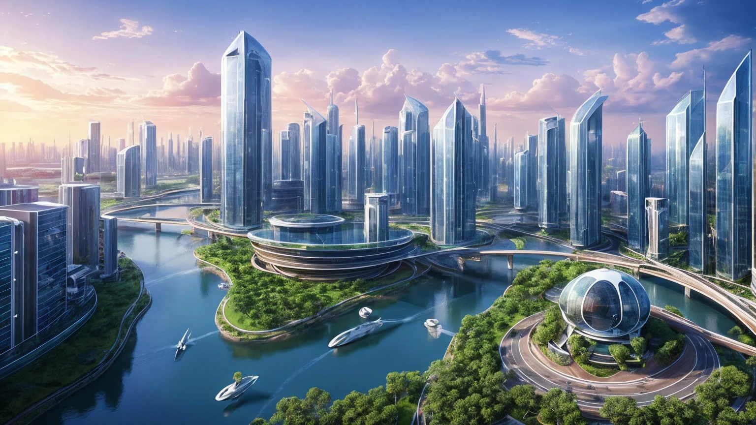 (Best quality,4K,8K,A high resolution,Masterpiece:1.2),Ultra-detailed,(Realistic,Photorealistic,photo-realistic:1.37),Futuristic floating city,Futuristic technology,Huge urban high-tech tablet platform,Airship,Floating in the sky,Futuristic city,Small airships around,High-tech hemispherical platform,Colorful lights,Advanced architecture,modernn architecture,skyscrapper,Access the cloud,Scenic beauty,view over city,Impressive design,Blend seamlessly with nature,energetic and vibrant atmosphere,Futuristic transportation system,Parking is suspended,Transparent path,Lush greenery,Sky gardens,cascading waterfalls,Magnificent skyline,reflections on the water,Sparkling river,Architectural innovation,futuristic skyscrapers,Transparent dome,The shape of the building is unusual,Elevated walkway,Impressive skyline,Glowing lights,Futuristic technology,Minimalist design,Scenic spots,Panoramic view,Cloud Piercing Tower,Vibrant colors,epic sunrise,epic sunset,Dazzling light display,magical ambiance,The future city,Urban Utopia,LuxuryLifestyle,Innovative energy,sustainable development,Smart city technology,Advanced infrastructure,Tranquil atmosphere,Nature and technology live in harmony,Awesome cityscape,Unprecedented urban planning,Architecture connects seamlessly with nature,High-tech metropolis,A cutting-edge engineering marvel,The future of urban living,Visionary architectural concept,Energy-efficient buildings,Harmony with the environment,A city floating above the clouds,Utopian dreams become reality,The possibilities are endless,State-of-the-art transportation network,Green energy integration,Innovative materials,Impressive holographic display,Advanced communication system,Breathtaking aerial view,Quiet and peaceful environment,Modernist aesthetics,Ethereal beauty