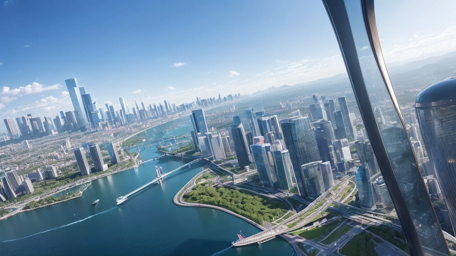 (Best quality,4K,8K,A high resolution,Masterpiece:1.2),Ultra-detailed,(Realistic,Photorealistic,photo-realistic:1.37),Futuristic floating city,Futuristic technology,Huge urban high-tech tablet platform,Airship,Floating in the sky,Futuristic city,Small airships around,High-tech hemispherical platform,Colorful lights,Advanced architecture,modernn architecture,skyscrapper,Access the cloud,Scenic beauty,view over city,Impressive design,Blend seamlessly with nature,energetic and vibrant atmosphere,Futuristic transportation system,Parking is suspended,Transparent path,Lush greenery,Sky gardens,cascading waterfalls,Magnificent skyline,reflections on the water,Sparkling river,Architectural innovation,futuristic skyscrapers,Transparent dome,The shape of the building is unusual,Elevated walkway,Impressive skyline,Glowing lights,Futuristic technology,Minimalist design,Scenic spots,Panoramic view,Cloud Piercing Tower,Vibrant colors,epic sunrise,epic sunset,Dazzling light display,magical ambiance,The future city,Urban Utopia,LuxuryLifestyle,Innovative energy,sustainable development,Smart city technology,Advanced infrastructure,Tranquil atmosphere,Nature and technology live in harmony,Awesome cityscape,Unprecedented urban planning,Architecture connects seamlessly with nature,High-tech metropolis,A cutting-edge engineering marvel,The future of urban living,Visionary architectural concept,Energy-efficient buildings,Harmony with the environment,A city floating above the clouds,Utopian dreams become reality,The possibilities are endless,State-of-the-art transportation network,Green energy integration,Innovative materials,Impressive holographic display,Advanced communication system,Breathtaking aerial view,Quiet and peaceful environment,Modernist aesthetics,Ethereal beauty