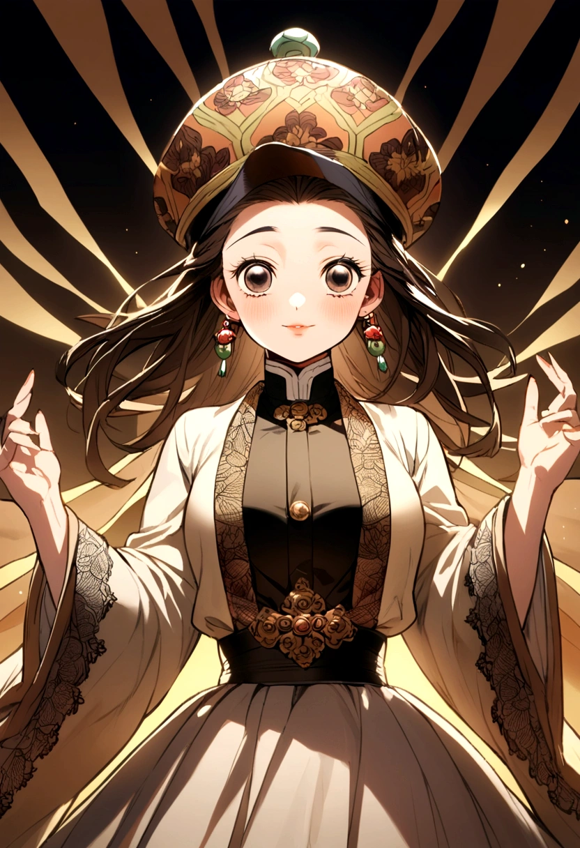 Female character from kimetsu no yaiba cap 