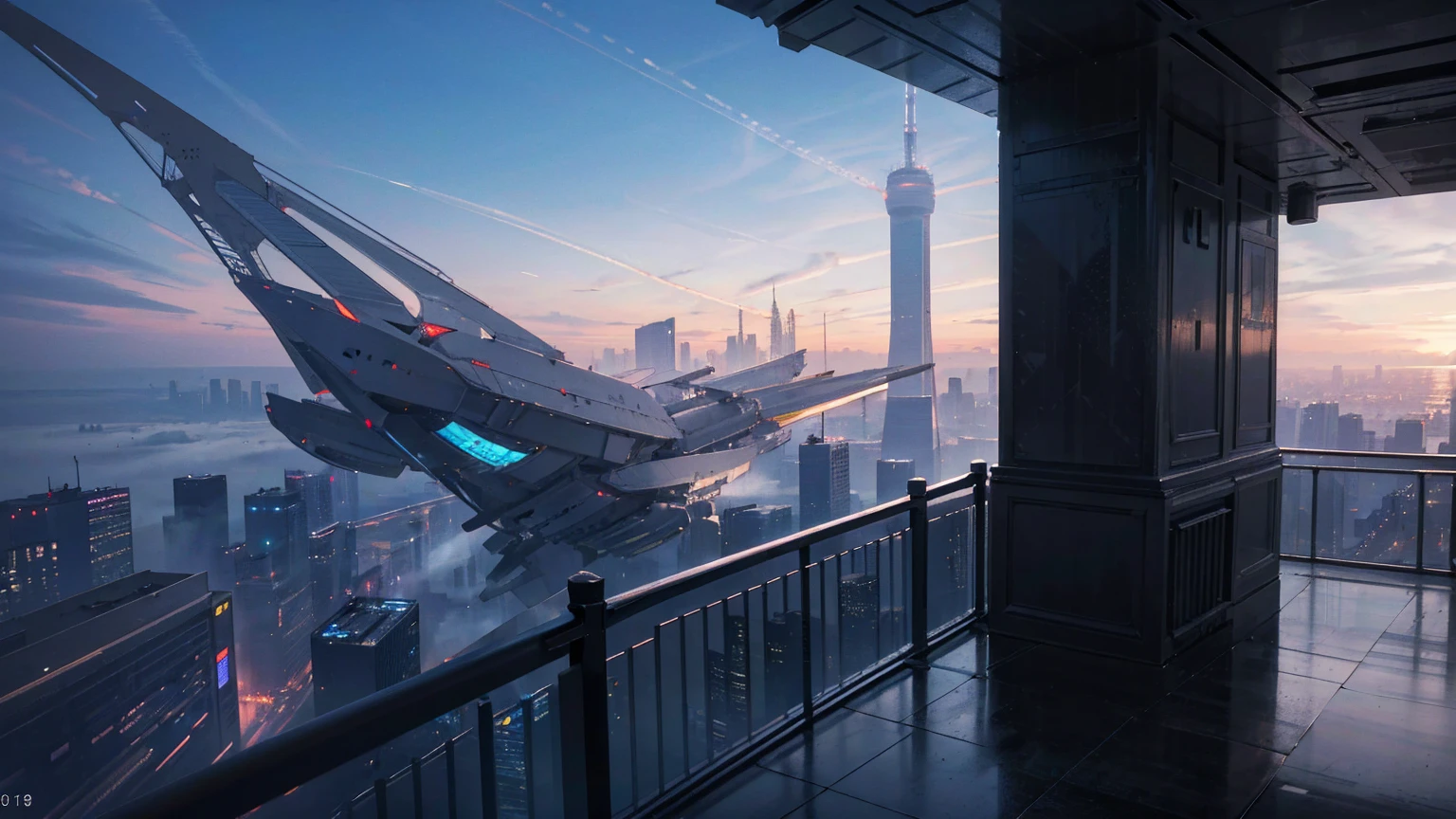 (Best quality,4K,8K,A high resolution,Masterpiece:1.2),Ultra-detailed,(Realistic,Photorealistic,photo-realistic:1.37),Futuristic floating city,Futuristic technology,Huge urban high-tech tablet platform,Airship,Floating in the sky,Futuristic city,Small airships around,High-tech hemispherical platform,Colorful lights,Advanced architecture,modernn architecture,skyscrapper,Access the cloud,Scenic beauty,view over city,Impressive design,Blend seamlessly with nature,energetic and vibrant atmosphere,Futuristic transportation system,Parking is suspended,Transparent path,Lush greenery,Sky gardens,cascading waterfalls,Magnificent skyline,reflections on the water,Sparkling river,Architectural innovation,futuristic skyscrapers,Transparent dome,The shape of the building is unusual,Elevated walkway,Impressive skyline,Glowing lights,Futuristic technology,Minimalist design,Scenic spots,Panoramic view,Cloud Piercing Tower,Vibrant colors,epic sunrise,epic sunset,Dazzling light display,magical ambiance,The future city,Urban Utopia,LuxuryLifestyle,Innovative energy,sustainable development,Smart city technology,Advanced infrastructure,Tranquil atmosphere,Nature and technology live in harmony,Awesome cityscape,Unprecedented urban planning,Architecture connects seamlessly with nature,High-tech metropolis,A cutting-edge engineering marvel,The future of urban living,Visionary architectural concept,Energy-efficient buildings,Harmony with the environment,A city floating above the clouds,Utopian dreams become reality,The possibilities are endless,State-of-the-art transportation network,Green energy integration,Innovative materials,Impressive holographic display,Advanced communication system,Breathtaking aerial view,Quiet and peaceful environment,Modernist aesthetics,Ethereal beauty