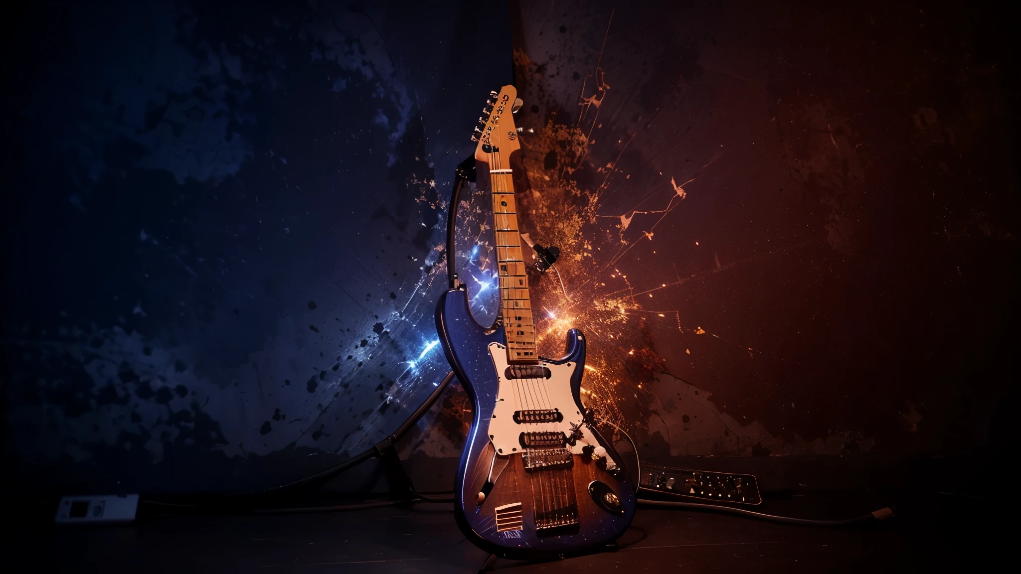 guitar, Eletric guitar, Detailed realistic electric guitar, guitar Power, Six String Guitar, Beauty Guitar, God&#39;s Heaven, The power of god, God's Realm, clouds, Fogo heavenly, powers, ILM, Fire Arrows, Rivers of water, Waterfalls, forst, Cedars, Greater power, natureza photorrealistic, Beauthfull, Blue Thunder, fire azul, Realistic fire azul, realistic thunder, electrical screws, realistic detailed 8k, Realistic 16K detail, hard, Detailed realistic color, Detailed realistic thunder, fire azul Realistic 8K, Cores photorrealistic 8K, 8K detailed colors, Nitidez photorrealistic 8K, ULTRAHD Photorealism, Divine fire azul, Divine Electric Blue Thunder, Sombras photorrealistics 8K, Textura photorrealistic, naturals, heavens, heavenly, sky night, céu de Beauthfull, the night, majestic, majestic Sky, naturalsmente posh, thunders, Sky thunders, Divine thunder, linda, golden, starlight, Heavenly Bolts, villany azul, Blue Screws, Rendering, photorrealistic, ultra high definition, 4K, detailed textures, thunder, detailed shadows, detailed colors, naturals linda, Great Divine, detailed contrast, realistic contrast, high resolution, detailed colors, realistic detailed 16K, 8k high definition, detailed contrast, realistic contrast, high resolution, detailed colors, fire, villany, realistic detailed, posh, 