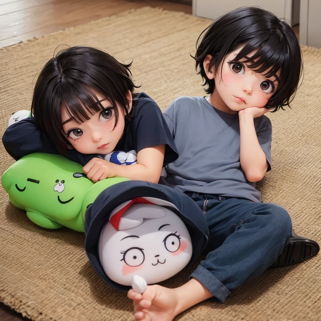 chibi  anime boy 4 years  laying on the ground with his head on his hands, cute anime, menino anime, cabelo loiro olhos azuis, olhos azuis e cabelos loiros, Cabelo loiro e olhos azuis, garoto fofo, anime chibi, menino loiro, cabelo loiro olhos azuis, menino loiro com olhos amarelos, Papel de parede de anime, anime chibi, menino pequeno, anime!!!!!!!!!!!!!!!