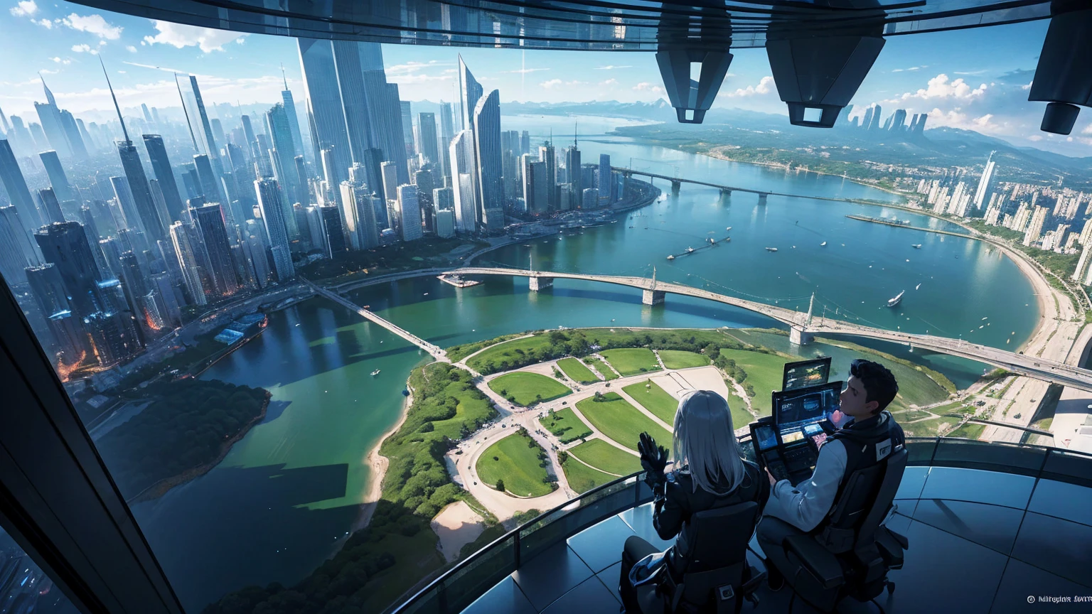 (Best quality,4K,8K,A high resolution,Masterpiece:1.2),Ultra-detailed,(Realistic,Photorealistic,photo-realistic:1.37),Futuristic floating city,Futuristic technology,Huge urban high-tech tablet platform,Airship,Floating in the sky,Futuristic city,Small airships around,High-tech hemispherical platform,Colorful lights,Advanced architecture,modernn architecture,skyscrapper,Access the cloud,Scenic beauty,view over city,Impressive design,Blend seamlessly with nature,energetic and vibrant atmosphere,Futuristic transportation system,Parking is suspended,Transparent path,Lush greenery,Sky gardens,cascading waterfalls,Magnificent skyline,reflections on the water,Sparkling river,Architectural innovation,futuristic skyscrapers,Transparent dome,The shape of the building is unusual,Elevated walkway,Impressive skyline,Glowing lights,Futuristic technology,Minimalist design,Scenic spots,Panoramic view,Cloud Piercing Tower,Vibrant colors,epic sunrise,epic sunset,Dazzling light display,magical ambiance,The future city,Urban Utopia,LuxuryLifestyle,Innovative energy,sustainable development,Smart city technology,Advanced infrastructure,Tranquil atmosphere,Nature and technology live in harmony,Awesome cityscape,Unprecedented urban planning,Architecture connects seamlessly with nature,High-tech metropolis,A cutting-edge engineering marvel,The future of urban living,Visionary architectural concept,Energy-efficient buildings,Harmony with the environment,A city floating above the clouds,Utopian dreams become reality,The possibilities are endless,State-of-the-art transportation network,Green energy integration,Innovative materials,Impressive holographic display,Advanced communication system,Breathtaking aerial view,Quiet and peaceful environment,Modernist aesthetics,Ethereal beauty