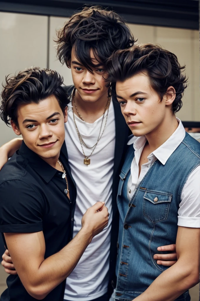 Cristian Ronald and Harry Styles as boyfriends