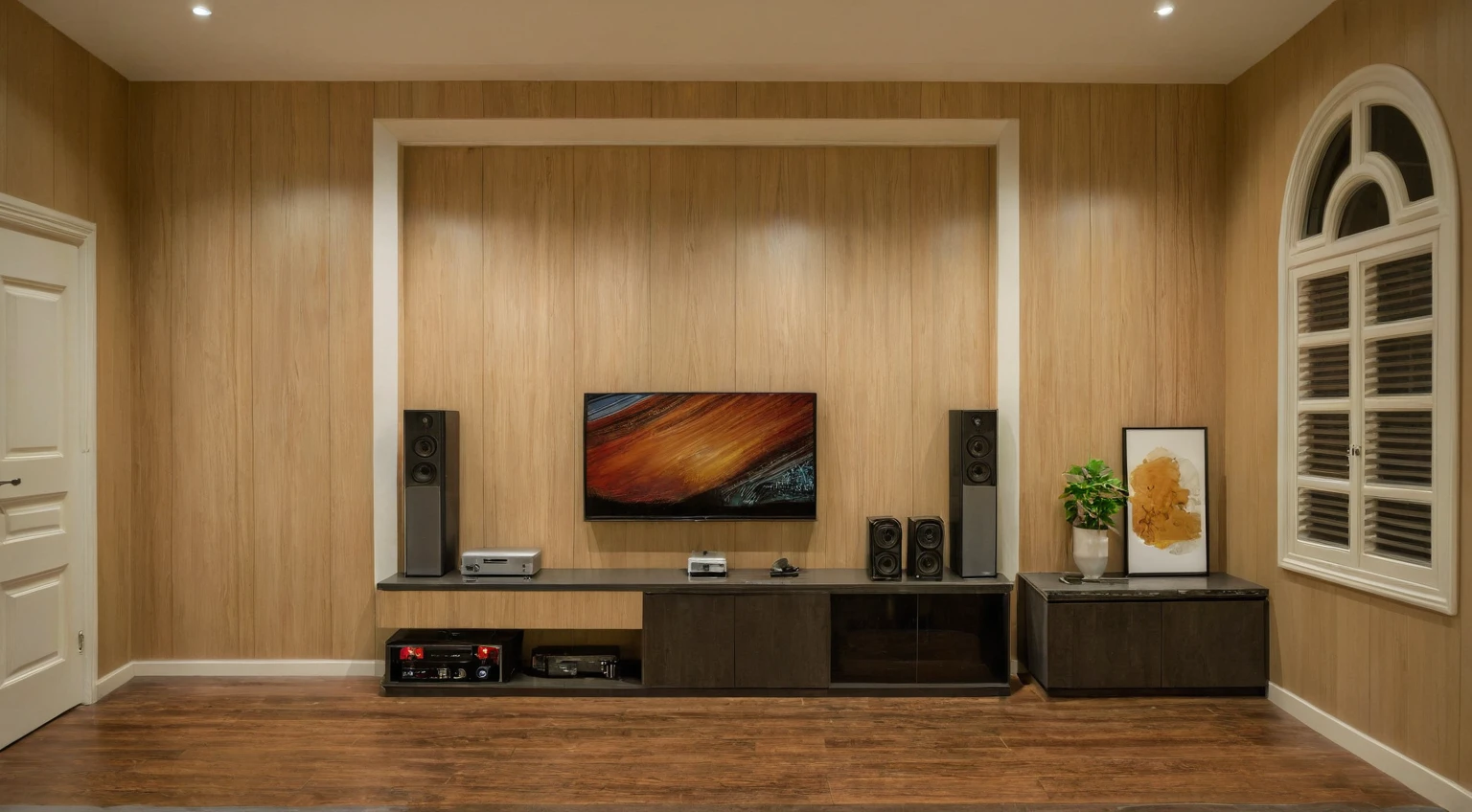 Raw photo, Masterpiece, high quality, best quality, authentic, super detail, interior, indoors, style modern, minimalist line, wooden, oak wood, led light, beige paint wall, sofa, atrium, LIVING ROOM, PEN HOUSE, kitchen, island kitchen, alu window, japan style, wasabi style, Jen style, steel stair, glass railing, penhouse