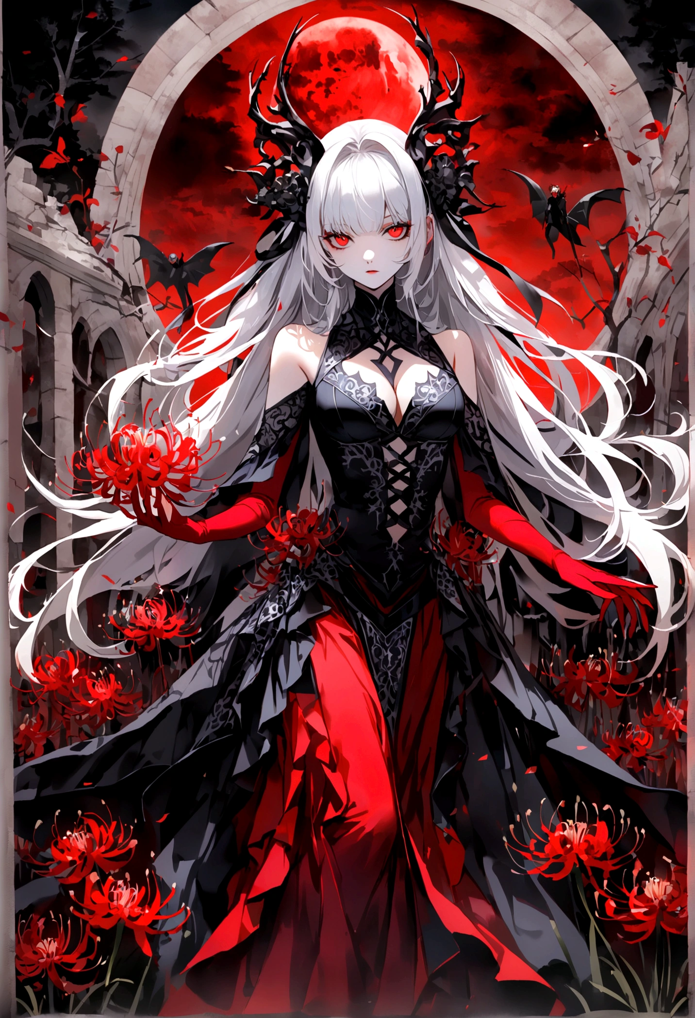 Blood Moon，Red spider lily，Okawa River，Meng Po，White-haired beauty，Revenant