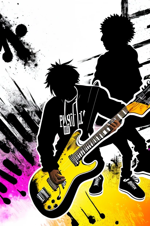 A background filled with scattered musical notes in various sizes and colors
A background completely filled with scattered sneaker in various sizes and colors, covering the entire screen.
colorful image
Maintain this character, Maintain this character, Maintain this character, Maintain this character, Maintain this character, Maintain this character,
Punking
Written by "Music for LIFE" on the wood board
black medium hair black medium hair
Five fingers Baggy clothes Baggy clothes