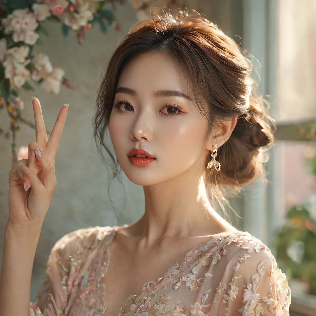 1:3 half body image, beautiful Korean girl, wearing a t-shirt and short skirt. ,UHD,(best quality,4k,8k,highres,masterpiece:1.2),ultra-detailed,(realistic,photorealistic,photo-realistic:1.37)