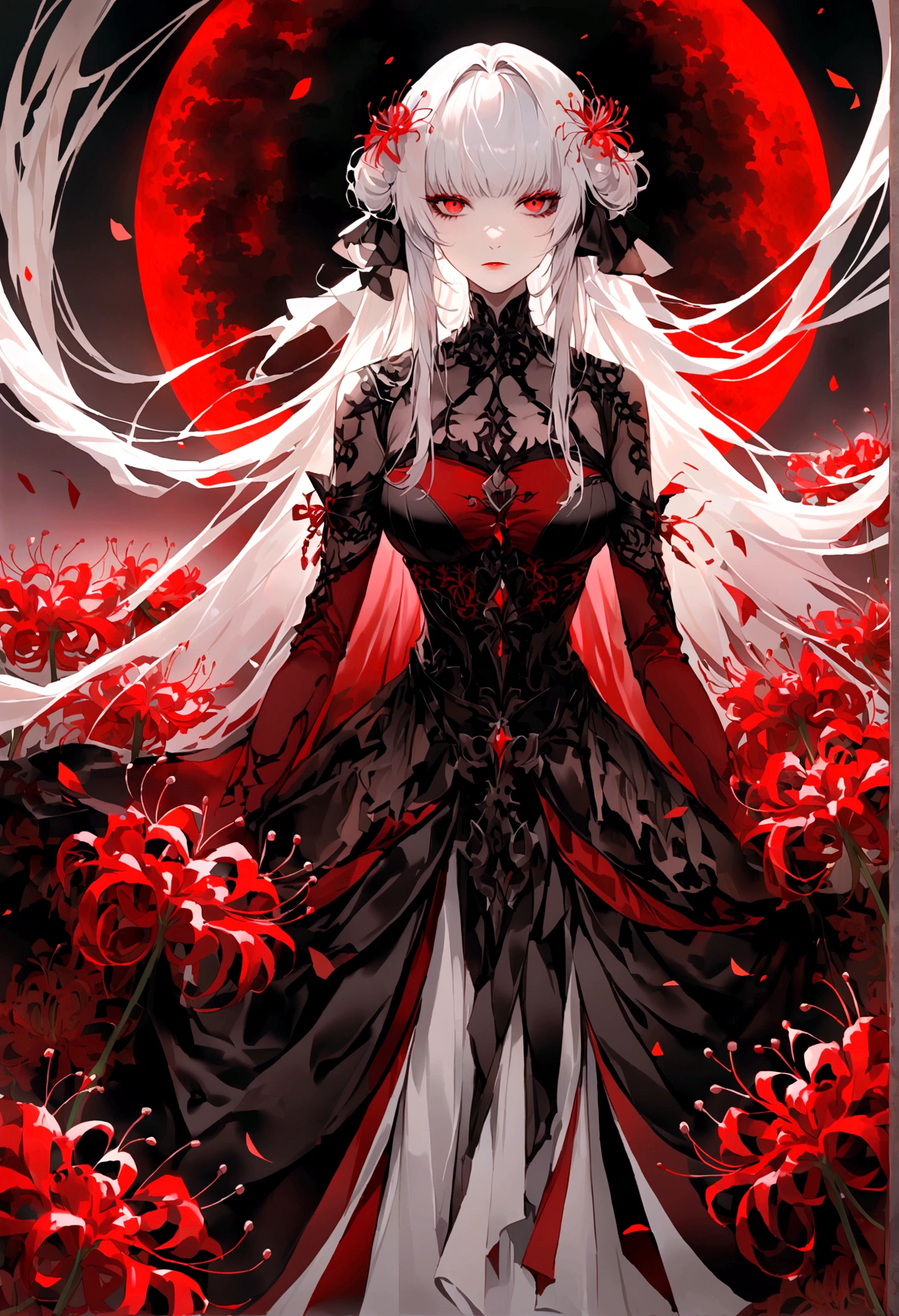 Blood Moon，Red spider lily，Okawa River，Meng Po，White-haired beauty，Revenant