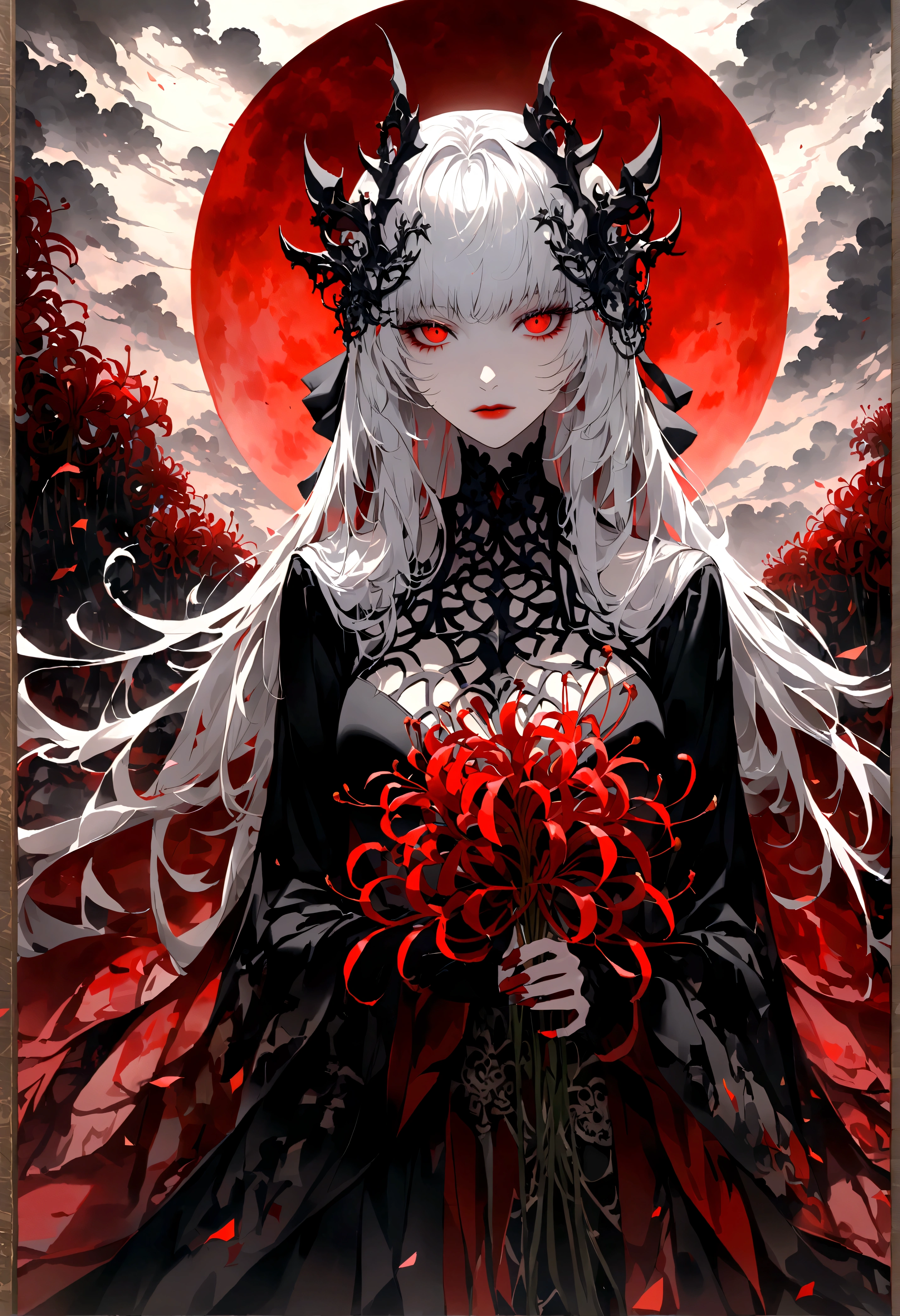 Blood Moon,Red spider lily,Okawa River,Meng Po,White-haired beauty,Revenant