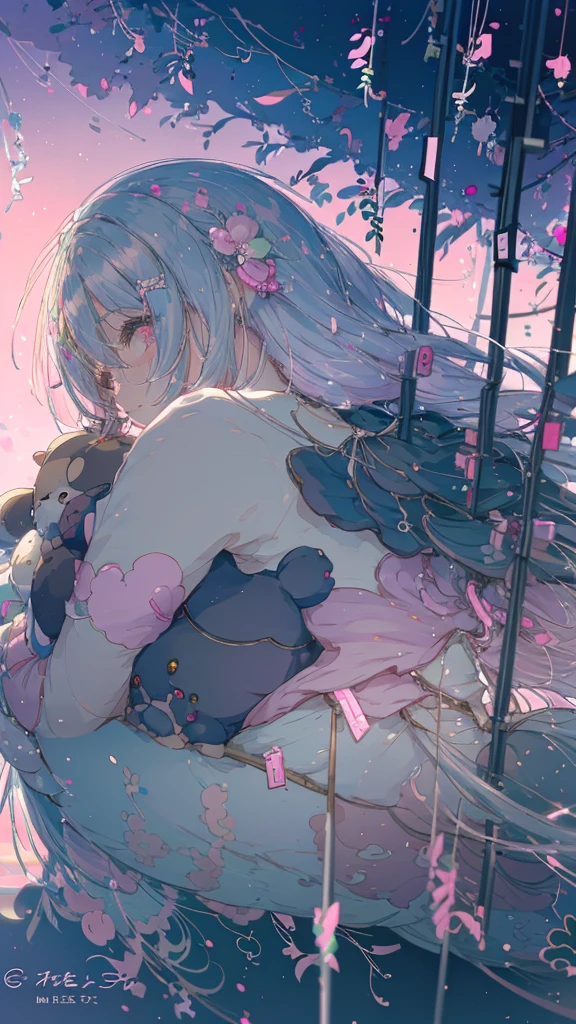 Close-up of a person holding a teddy bear against a pink background, Decora style illustrations, Cute art style, Cute girl anime visuals, Cute anime manga style, Anime art style, Pin on anime, beautiful Anime art style, Anime Moe Art Style, Anime Graphic Illustration, Anime atmosphere, Anime-style illustrations, Trending Anime Art, Anime Aesthetics
