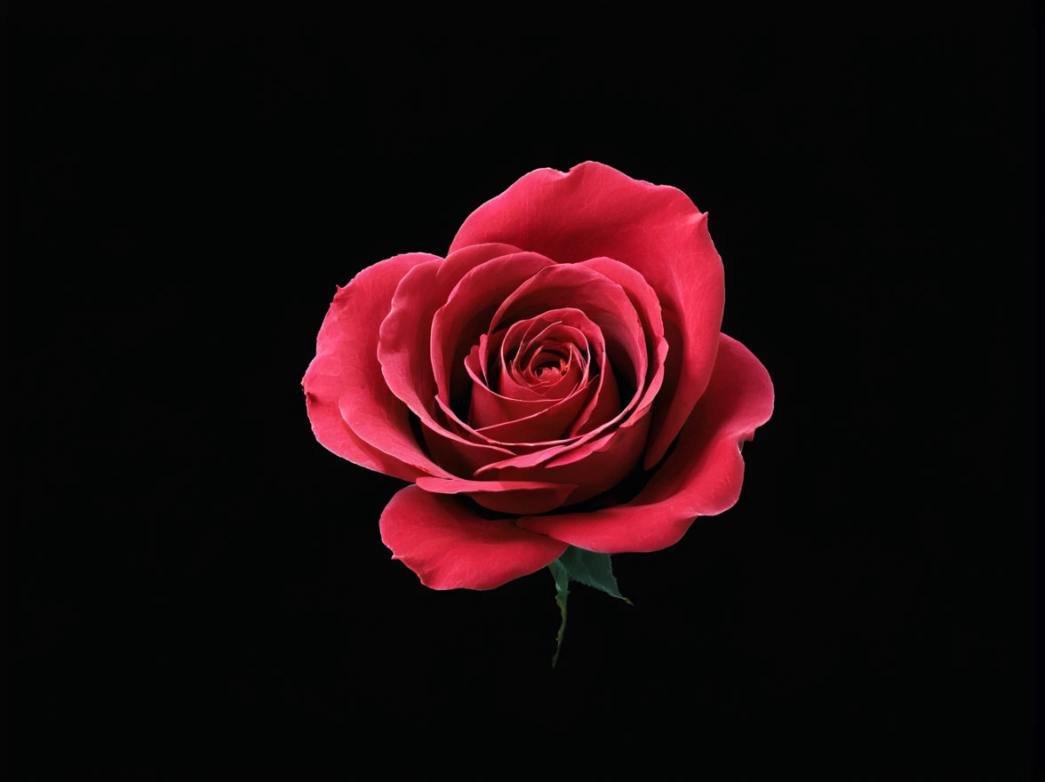 abstract, black background, S1LK4RT Shape, 波浪形的彩色线条呈现出Rose的轮廓图像, Rose