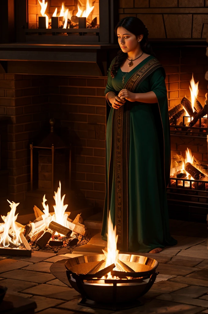 Hestia guardian of the hearth and the sacred fire