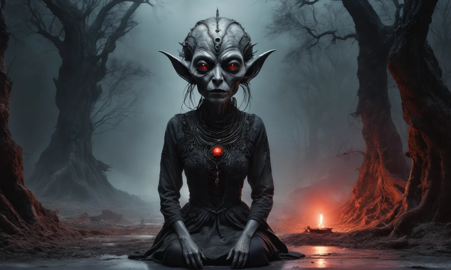 graphite old witch,ashes after the battle,battlefield,winter,intricate landscape,slate grey atmosphere,glare eyes,film grain,dramatic light,woods,luminous eyes,extremely detailed, [night landscape],masterpiece,intricate details,faded,eyes extremely detailed, high detailed eyes,16k resolution,RAW, Nikon Z9,full-body-shot,Vview from height,full body length shot,vampire,babygirl,native african,lovely face,jealous,another world,ring of truth,French Braid with a Twist,4k resolution,RAW, Nikon Z9,by jimmy chin,view from height,lesbians babygirl 10 yo,pretty face,eyebrow up,full body shot,ominous landscape,glate gray atmosphere,by art Simon Stalenhag,Nicola Samori,(((Wangechi Mutu))),prime colors,Lisa Frank,urban,extremely detailed, [night],masterpiece,intricate details,fade,brazilian carnival,niobium lather,Angkor Wat of Cambodia,Las Salinas de Torrevieja of Spain,"(The best lighting, dark, dramatic),(alien almost skull fetus, Hellraiser, Scars, , sexy, brain, a rat inside the head, terror.),(Red eyes, calaveras). morning light.
