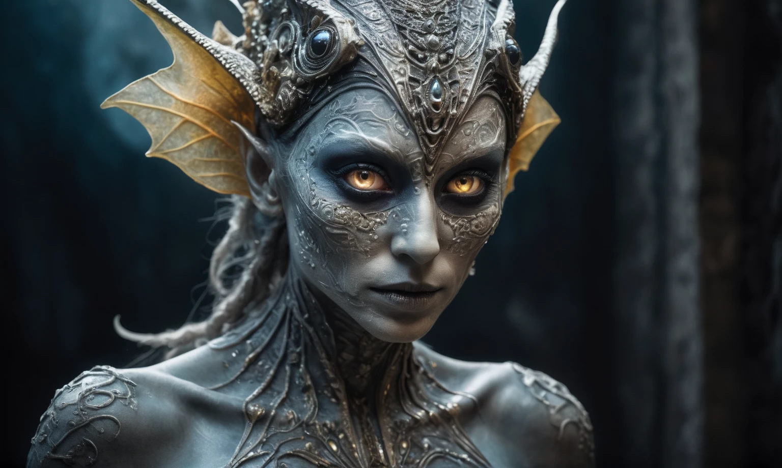 full body length,Magical plant ghost flower, ghost flower,carismatic，Incredible，terror ,extremely detailed,intricate details,eyes extremely detailed, high detailed eyes,16k resolution, realistic humid skin,extremely intricate details,Epic Realistic,face anatomically correct,Ultra HD,HDR, natural skin textures, hyper realism,realistic skin texture, hyper detailed,extremely Realism,Ultra Detailed,body logically correct,full body length shot,beggar graphite silver sparas, wants eat,survival in castle of future,Cinematic,soft colors, Technicolor,natural skin textures, hyper realism, hyper detailed,Extremely detailed,High contrast,Masterpiece,Realistic,Ultra Detailed, intricate details,realistic humid leather,extremely intricate,Epic Realistic, cinematic style,irina yermolova,high contrast,hdr,extremely detailed, [deep night landscape],masterpiece,intricate details,faded,eyes extremely detailed, high detailed eyes,16k resolution,RAW,retina, Nikon Z9,China,Songbird,orc, Guangxi Zhuang of China,tkt style, Pisces, perfect, ginger，transition between two art styles, Ink painting to photorealism, Double contact, X-ray, Creative, vivid light, masterpiece, fantasy, Abstract, Surrealism, super detailed, high resolution, stop:35,(((creature with a spectral and ghostly appearance)). Her skin is pale, almost translucent.wears weird, ancient rock paintings of the first people,of sharkfish's leather,dark fantasy, Alien Nordic reptillian from venus and norway, captivating, in vibrant jewels.... Her accessories include high tech quantum neural lace and glowing gold plasma body , eyes glowing, bokeh, lens flres, fisheye lens, perfect composition, beautiful detailed intricate insanely detailed octane render trending on artstation, 8 k artistic photography, photorealistic concept art, soft natural volumetric cinematic perfect light, chiaroscuro, award - winning photograph, masterpiece, oil on canvas, raphael
