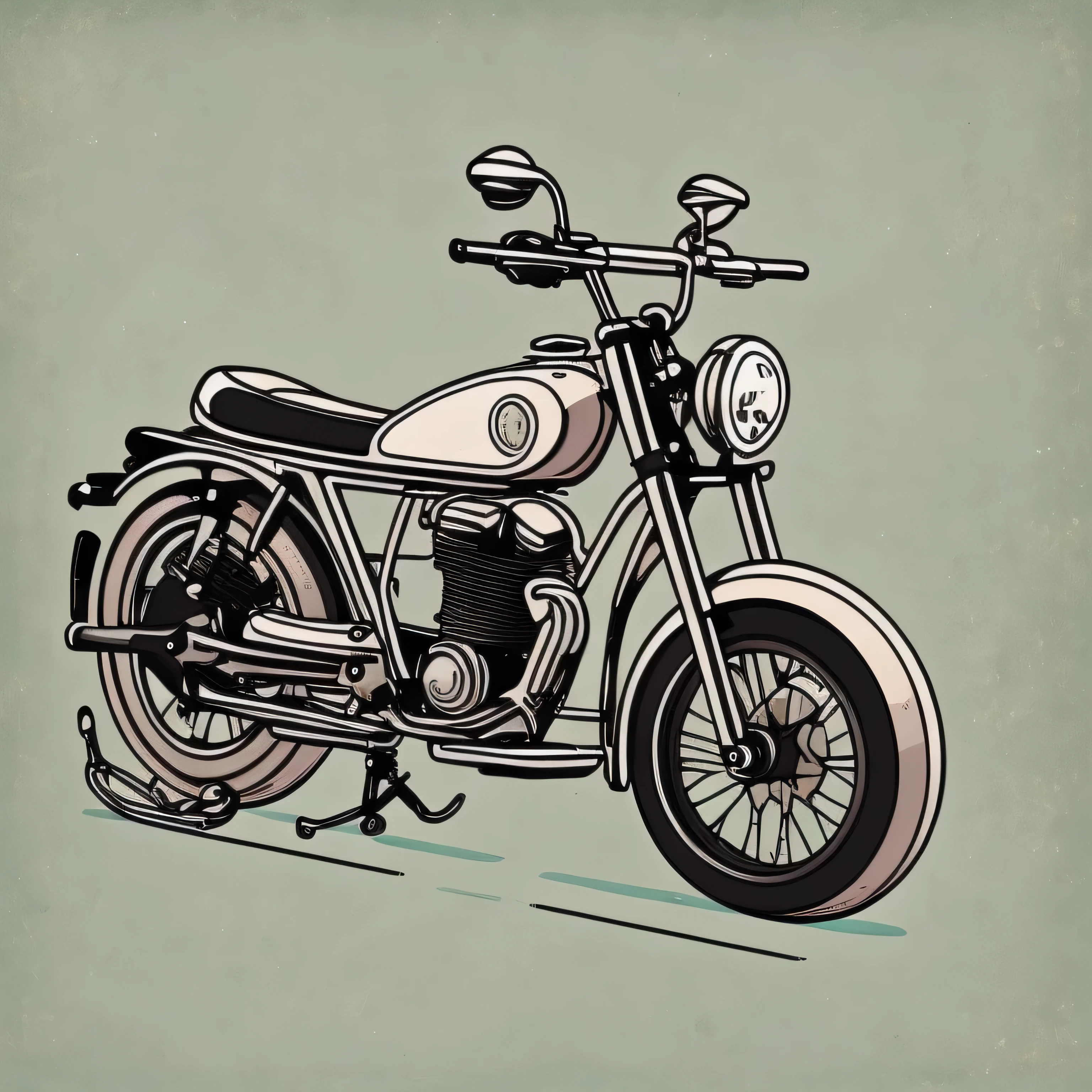 white background,monochrome,bike,