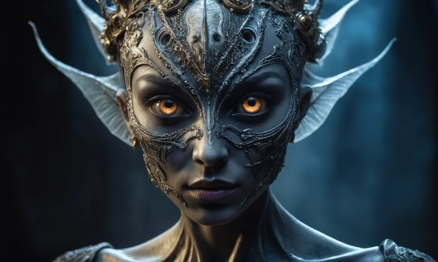 Magical plant ghost flower, ghost flower,carismatic，Incredible，terror ,extremely detailed,intricate details,eyes extremely detailed, high detailed eyes,16k resolution, realistic humid skin,extremely intricate details,Epic Realistic,face anatomically correct,Ultra HD,HDR, natural skin textures, hyper realism,realistic skin texture, hyper detailed,extremely Realism,Ultra Detailed,body logically correct,full body length shot,beggar graphite Manganite sparas, wants eat,survival in criminal city of future,Cinematic,soft colors, Technicolor,natural skin textures, hyper realism, hyper detailed,Extremely detailed,High contrast,Masterpiece,Realistic,Ultra Detailed, intricate details,realistic humid leather,extremely intricate,Epic Realistic, cinematic style,irina yermolova,high contrast,hdr,extremely detailed, [deep night landscape],masterpiece,intricate details,faded,eyes extremely detailed, high detailed eyes,16k resolution,RAW,retina, Nikon Z9,China,Songbird,orc, Guangxi Zhuang of China,tkt style, Pisces, perfect, ginger，transition between two art styles, Ink painting to photorealism, Double contact, X-ray, Creative, vivid light, masterpiece, fantasy, Abstract, Surrealism, super detailed, high resolution, stop:35,(((creature with a spectral and ghostly appearance)). Her skin is pale, almost translucent.wears dark, ancient rock paintings of the first people,of sharkfish's leather,dark fantasy, Alien Nordic reptillian from venus and norway, captivating, in vibrant jewels.... Her accessories include high tech quantum neural lace and glowing gold plasma body sheath, eyes glowing, bokeh, lens flres, fisheye lens, perfect composition, beautiful detailed intricate insanely detailed octane render trending on artstation, 8 k artistic photography, photorealistic concept art, soft natural volumetric cinematic perfect light, chiaroscuro, award - winning photograph, masterpiece, oil on canvas, raphael
