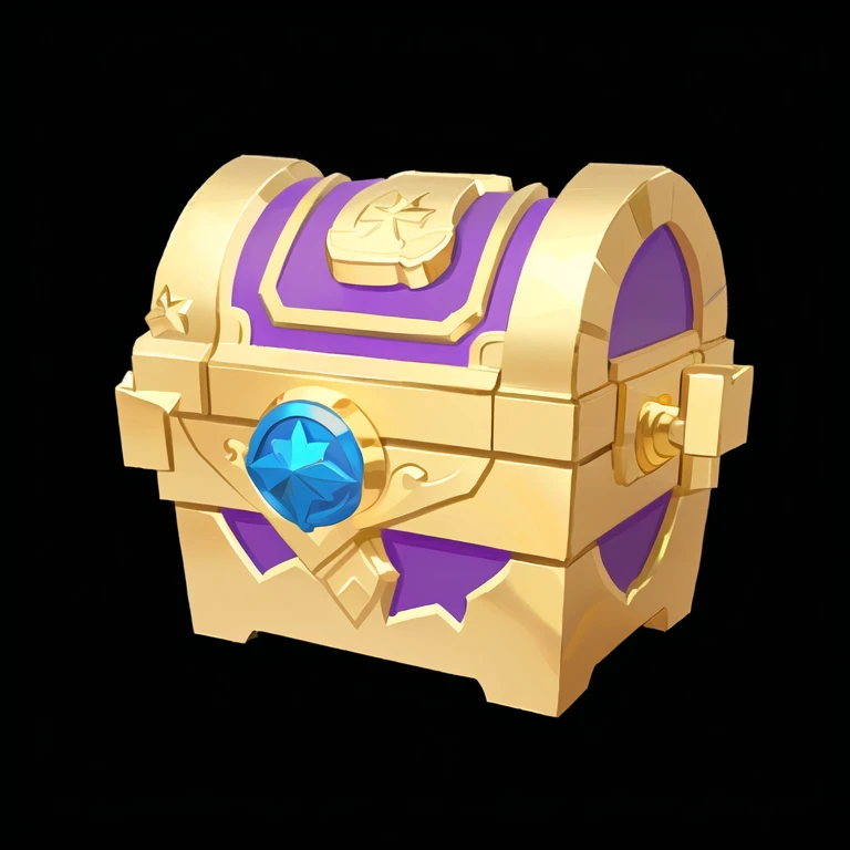 a gold Chest with a blue star on top, Chest, 3d icons for mobile games, Game Icon Assets, Game assets, Stylized game icons, , Role Playing Game Items, treasure Chest, treasure Chests, Role Playing Game Items, Loot Boxes, Object Art, Treasure Artifact, Modular Project, mobile Game assets, large Chest, Magic Items, plate armored Chest