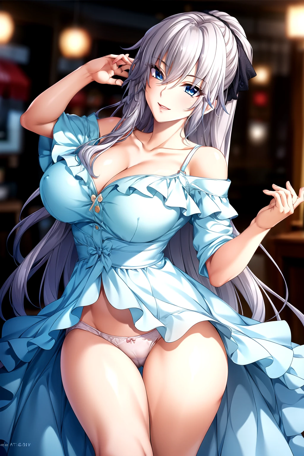 Perfect hands, Clean fingers, Perfect fingers,full hand, Good, underwear, Off-shoulder,clavicle, Slim body, 1 girl,20 years old, Young women,Fair Finger,Fair long legs,Fair Body,Fair Nose,Fair character design, Perfect eyes, perfect Face,Expressive eyes, Looking at the audience,(lead_Body),(Focus on her Face), Official Art,Extremely detailed CG unity 8k wallpaper, Perfect Lighting,rich and colorful, bright_front_Face_Light,Light skin, (masterpiece:1.0),(最OK_quality:1.0), Ultra-high resolution,4K,Very detailed, photography, 8K, Human Development Report, high resolution, absurd:1.2, Kodak Portrait 400, Film Grain, Blurred background, Bokeh:1.2, Lens Light Halo, (Energetic_color:1.2) (Fair,Target_Chest:1.3), (Fair_Face:1.5),(narrow_waist),Happy,Smile, Off-shoulder,clavicle,Perfect hands, Clean fingers, Perfect fingers,full hand,The beauty of clothing,Off-shoulder,clavicle,underwear,Perfect hands, Clean fingers, Perfect fingers,full hand,show,Perfect hands, Clean fingers, Perfect fingers