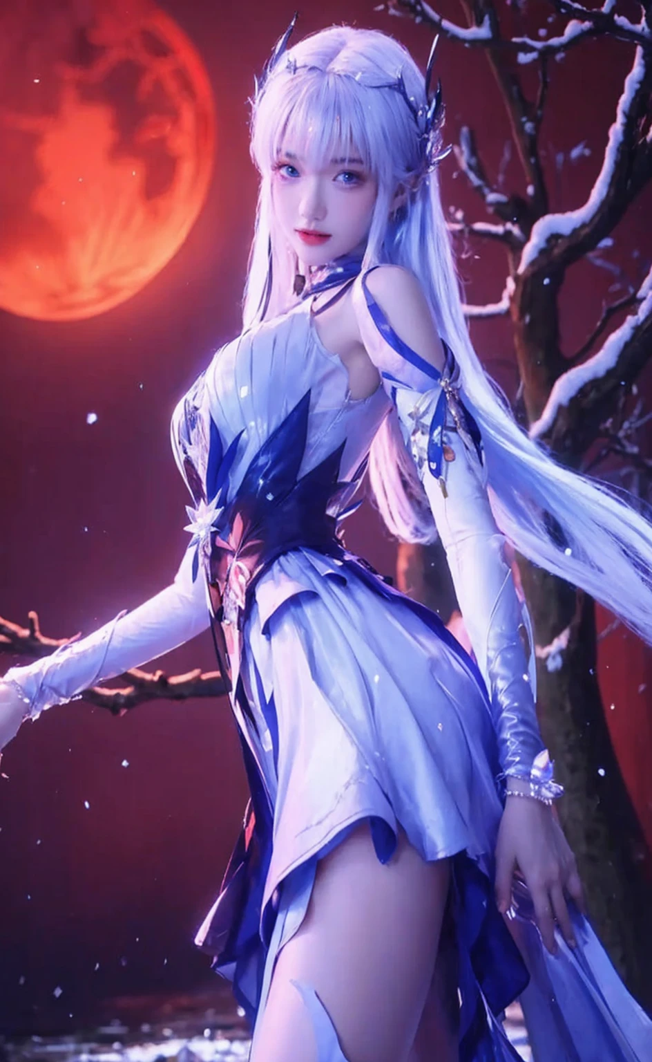 (Best quality, 8k, Masterpiece :1.3), upper bod y, Sharp focus :1.2, Beautiful woman with perfe ct figure, Highly detailed facial and skin textur e, Detailed eyes, Double eyelids, Interior view, :
erpect lighting, Glowing skin,thick lipstick lips