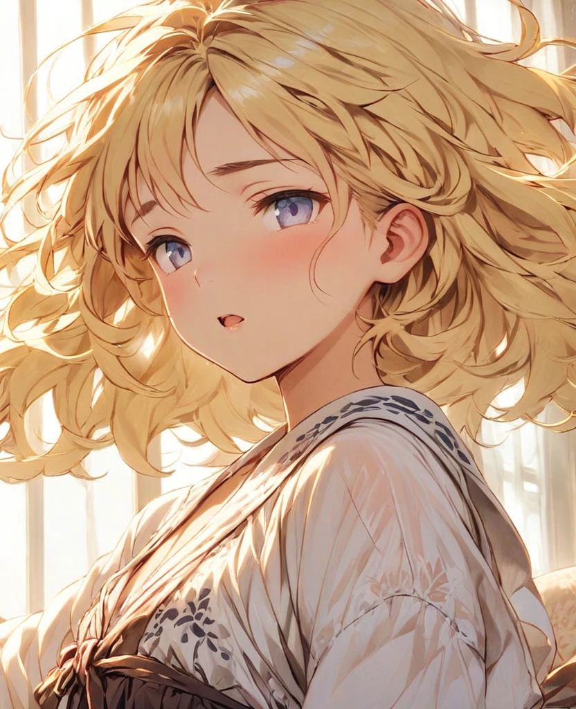 boyish Berry Short Slanted Eyes Blonde At the bed Sex Open Mouth Shyness Modest chest