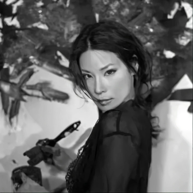 Normal finger shape,Lucy Liu