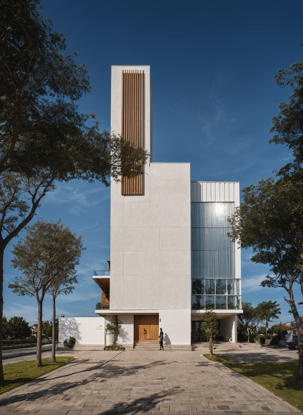 raw photo, best quality, ultra realistic, masterpiece, best quality skin, photography hd, dslr,
tcs, httlvn, modern church, road, people, house, facade design, outdoors, church,
