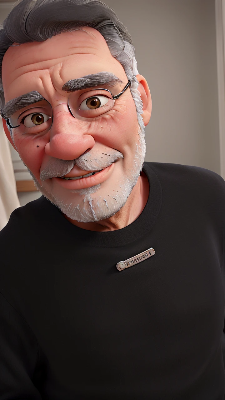59 years old gray hair, greybeard